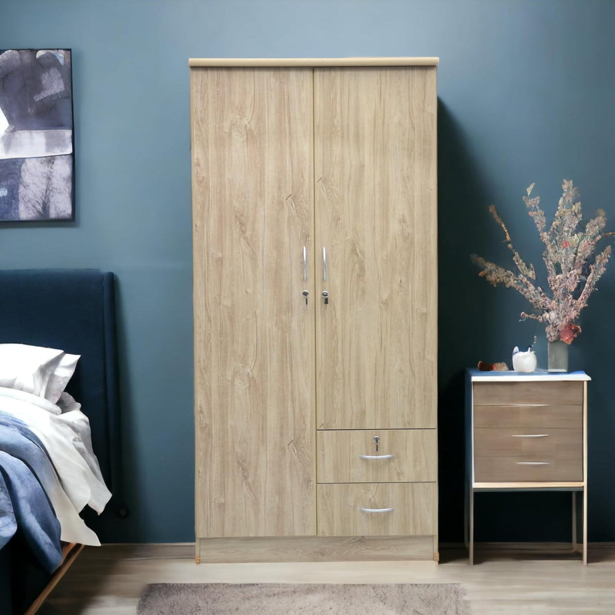 SONOMA Two Door Wardrobe - OAK