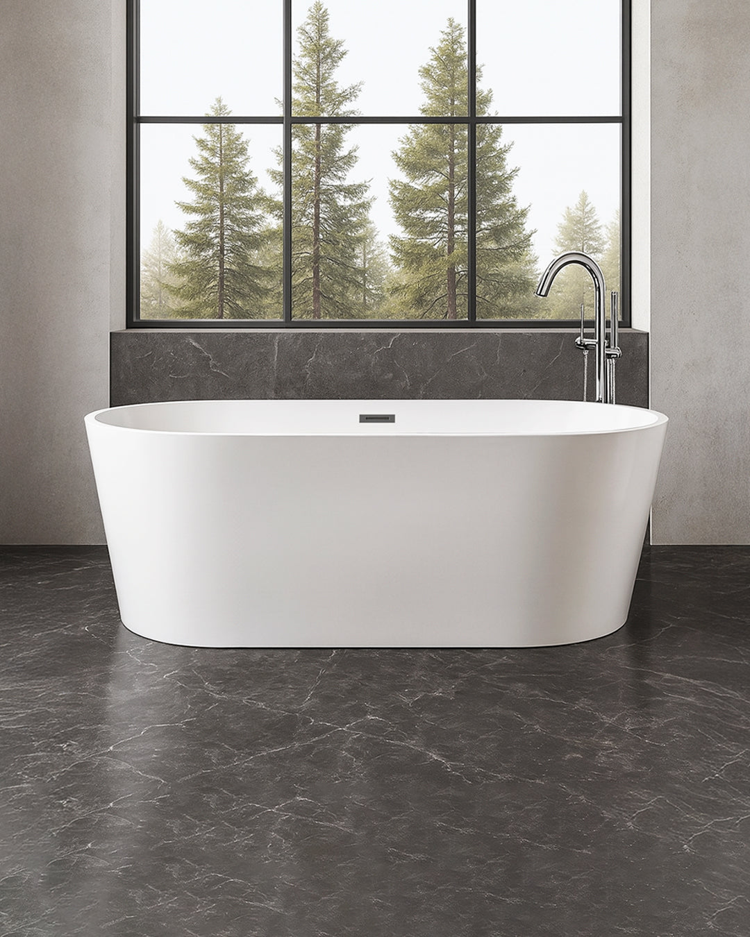 Freestanding Acrylic Bathtub