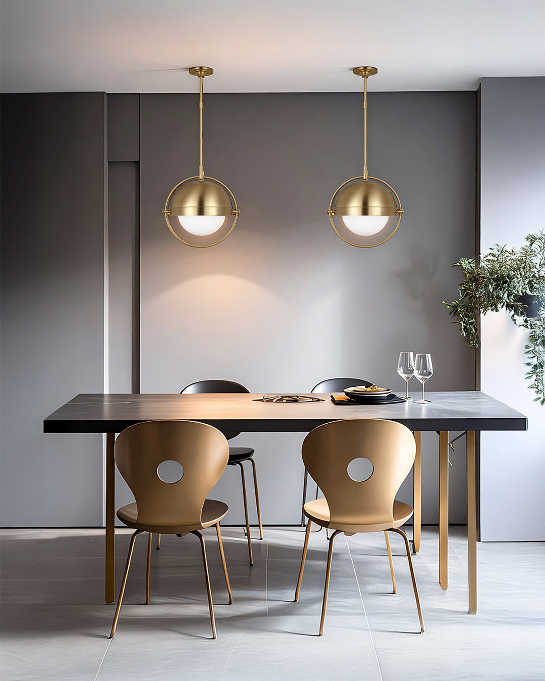 Pendant Lamp- 9902P/L Gold D420*H1500mm