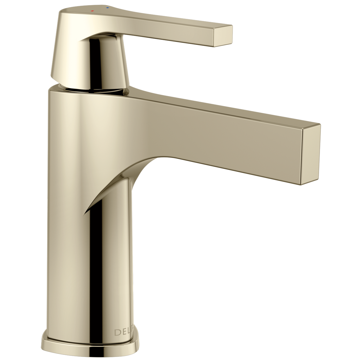 Delta Zura Single Handle Bathroom Faucet - (polished Nickel) 574-pnmpu-dst