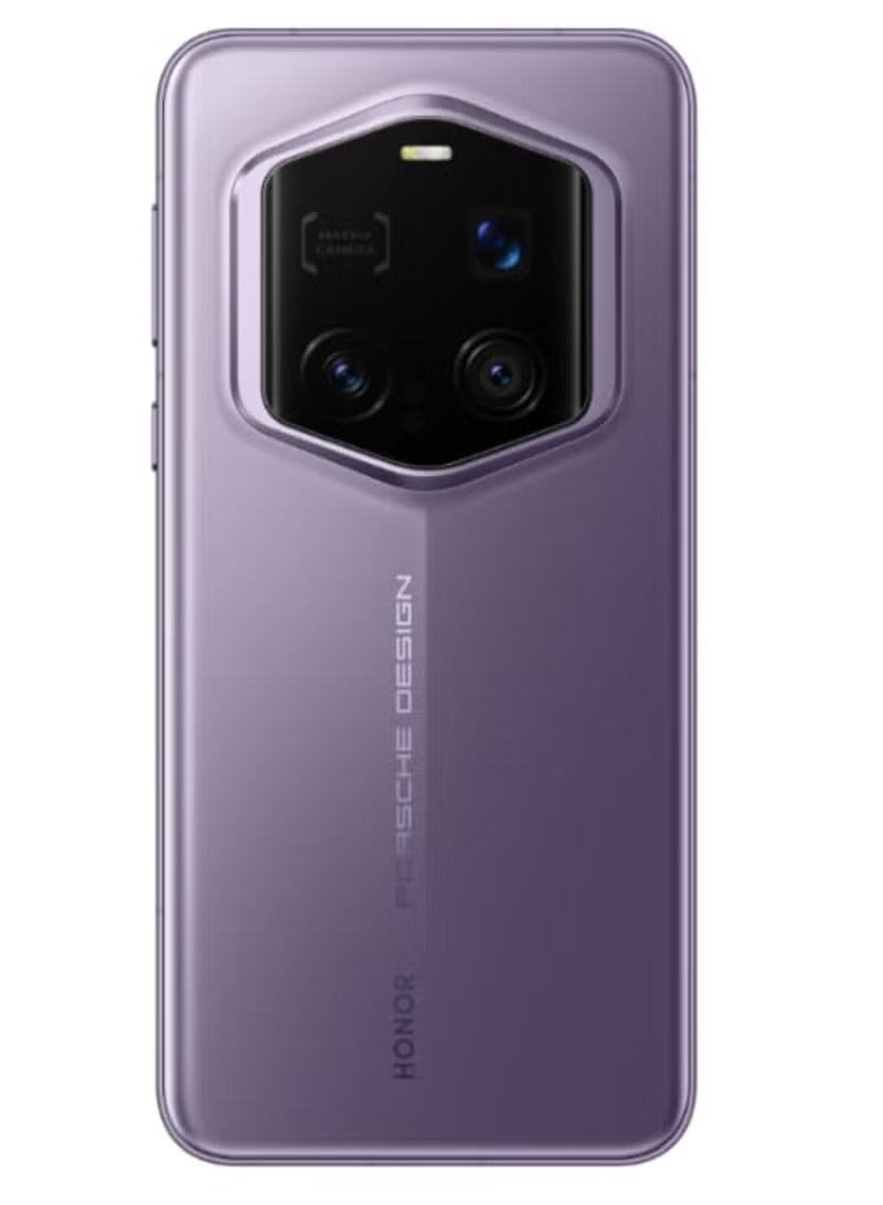 Magic 7 RSR Porsche Design Smartphone Purple | 16GB RAM + 512GB Storage | Snapdragon 8 Elite Chip | 6.8” LTPO OLED 120Hz Display | Quad Camera (200MP+50MP+50MP+TOF) | 5850mAh Battery | IP68 | Android 15 | Luxury Design with Google play Chinese version