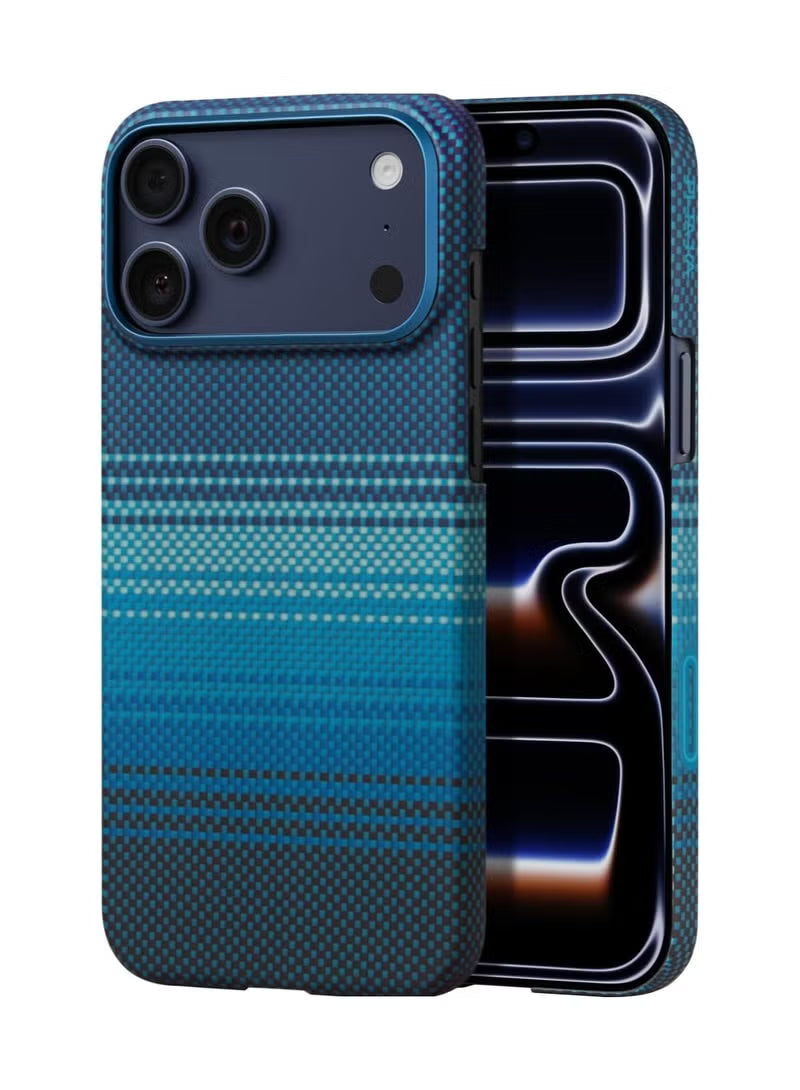 pitaka for iPhone 17 Pro Max Case 6.9" with Camera Control Button, Compatible with MagSafe, Ultra-Slim Case with Caseless Touch Feeling, 1500D Aramid Fiber Woven, Moonrise