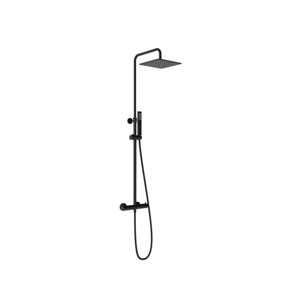 BLOG Square Shower Column with Bath Mixer