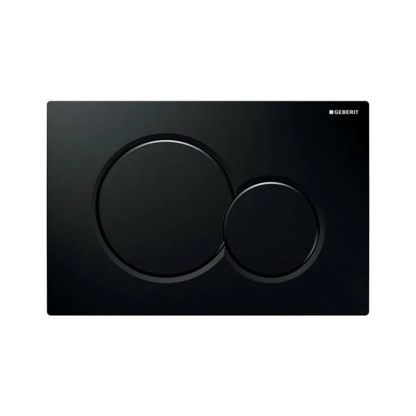 Geberit Sigma01 Dual Flush Plate Black