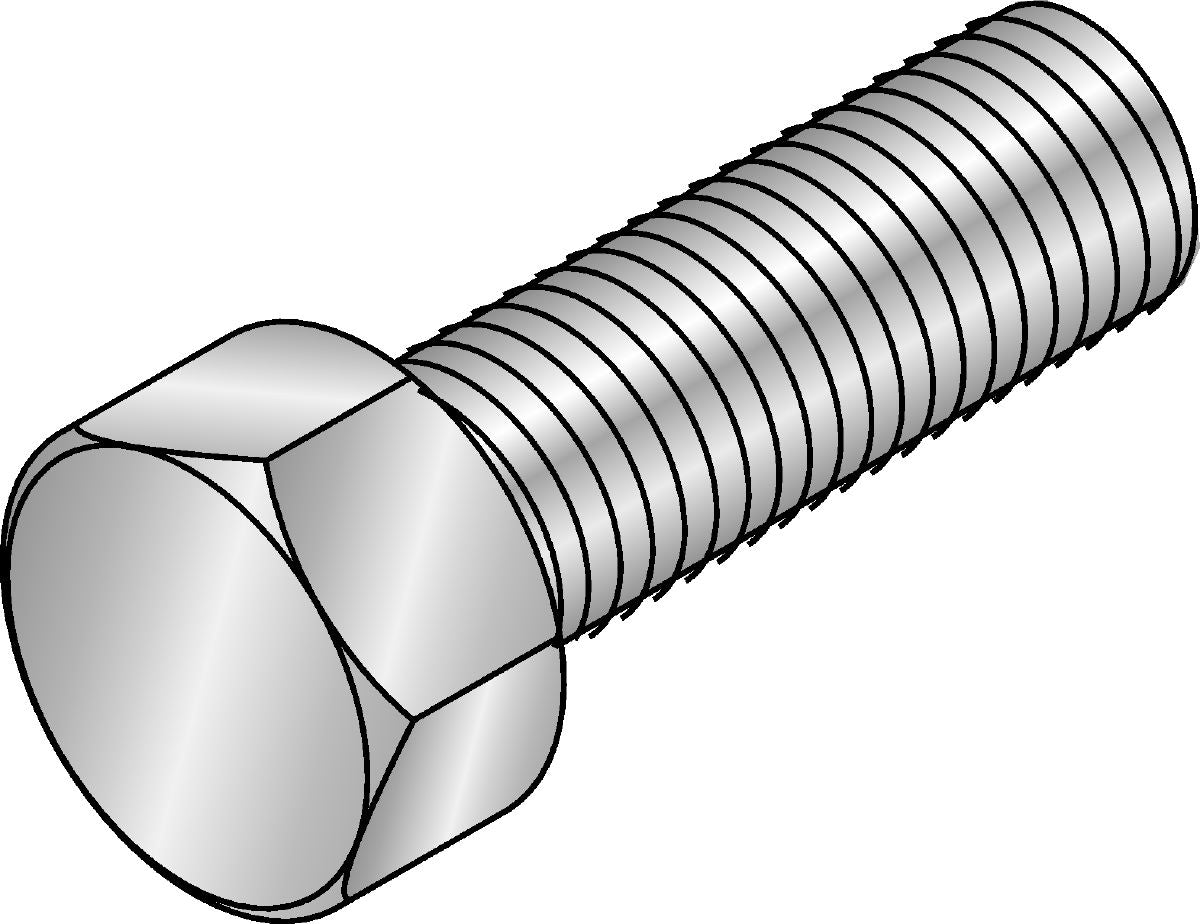 Galvanised Hexagon Screw