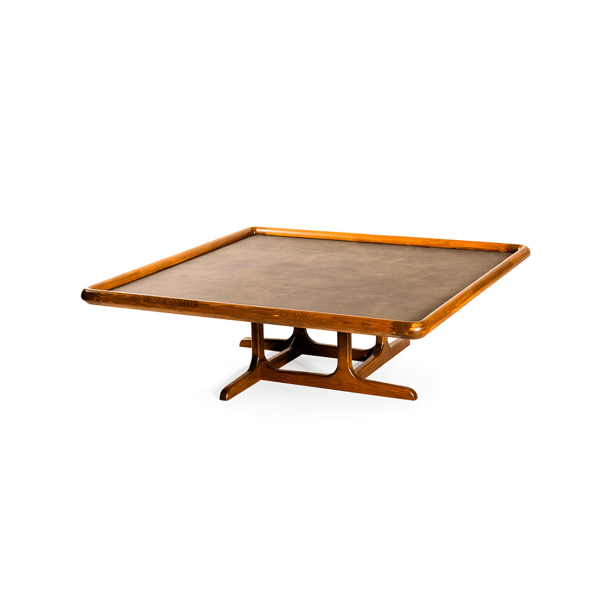 طاولة شاي خشبية مربعة متواضعة