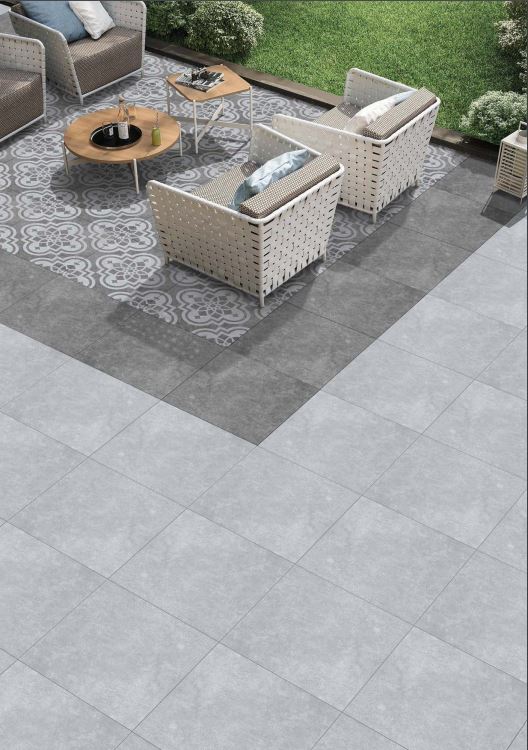 Dark Grey Outdoor Tile 1822 400×400×16mm