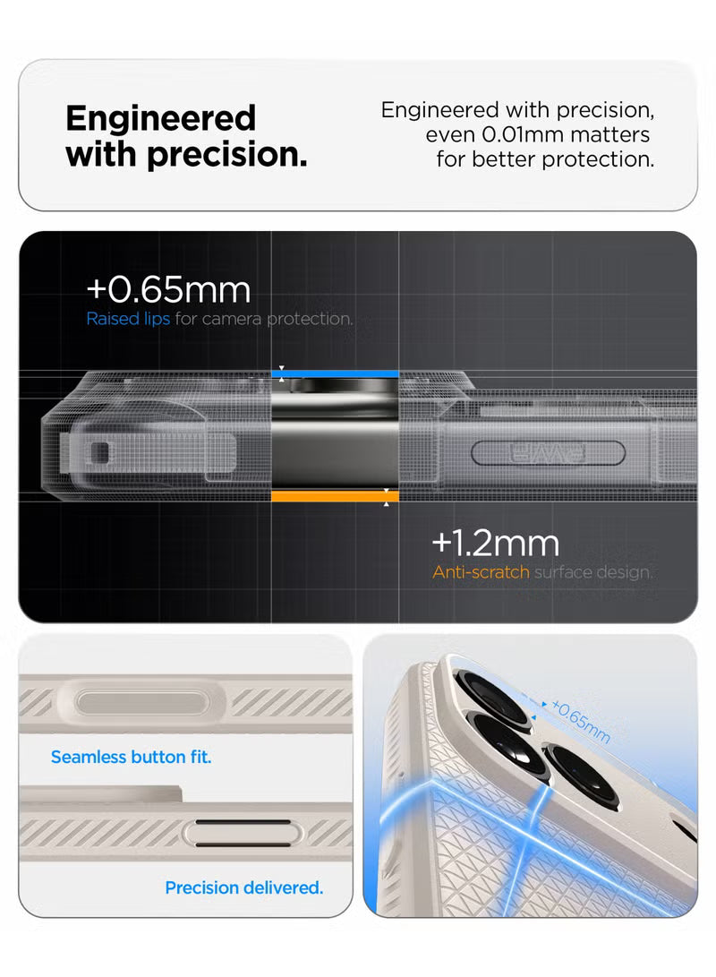 Liquid Air iPhone 17 Pro Max Case Cover (2025) - Natural Titanium