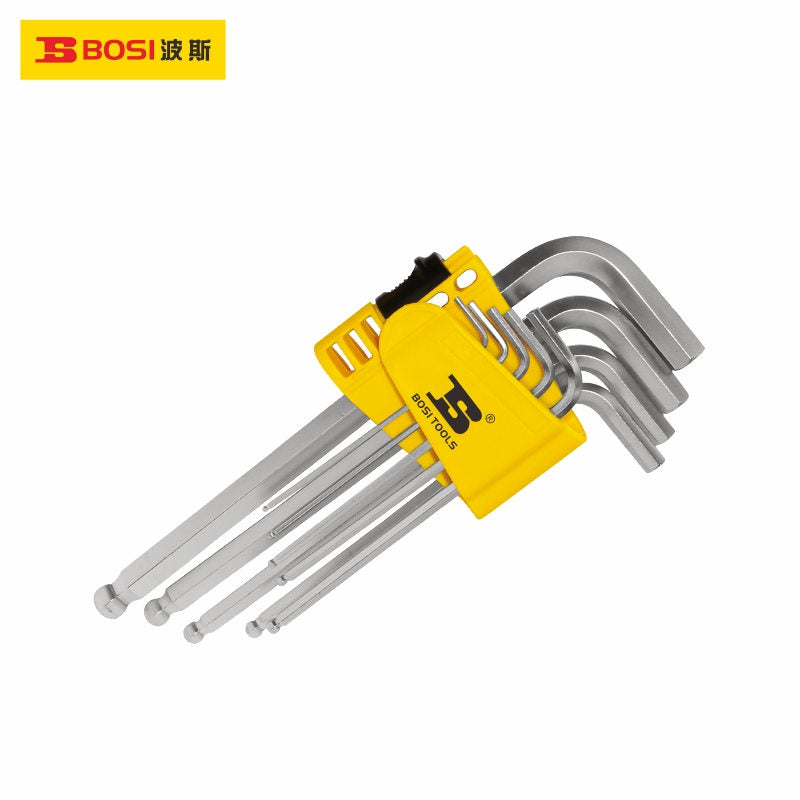 Ball Point Hex Key Set 9 Piece Imperial/SAE Allen Key Set