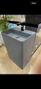 Pedestal Wash Basin with Drainer (Grey Matt)