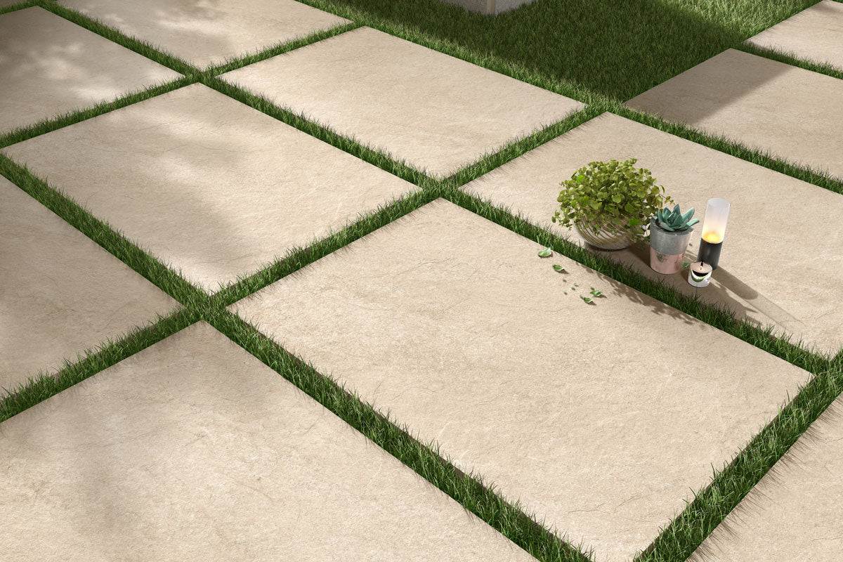 600x600mm 20SP Hammer Stone Beige Tile