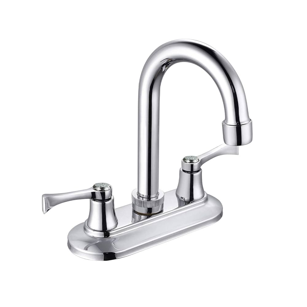 Deck-Mounted Basin Mixer – Polished Chrome