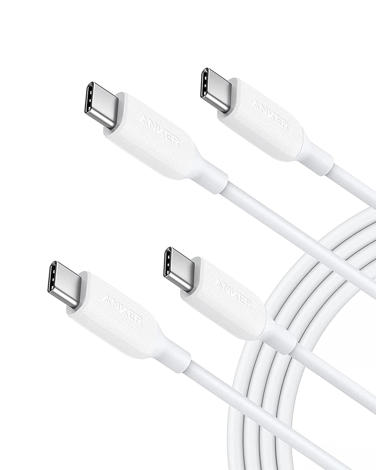 Anker Powerline III USB-C TO USB-C 2.0 100W Cable 6FT (A8856H21)-White