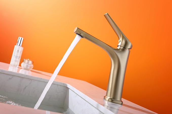 Basin Mixer B073 01 43 1 Brushed Gold