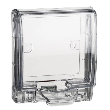 SCHNEIDER E223R Full-Time Weatherproof Single Gang Socket Cover (Transparent) IP55