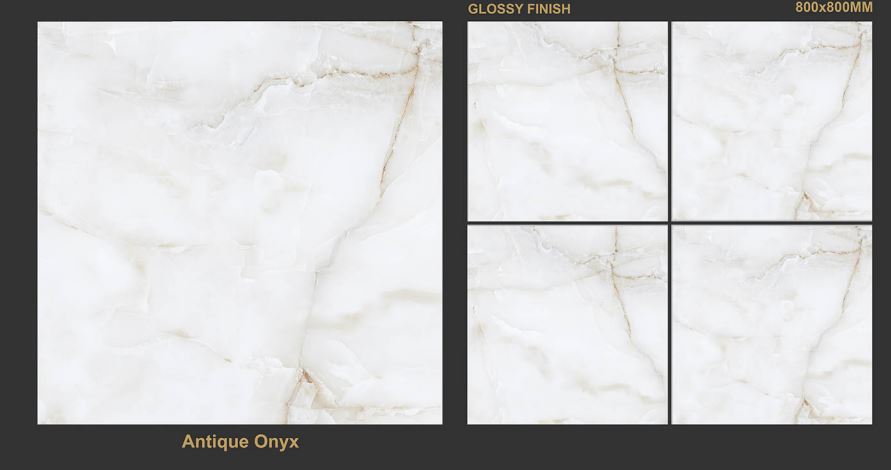 Antique Onyx 800×800 Polished Tile (1.92 m²)