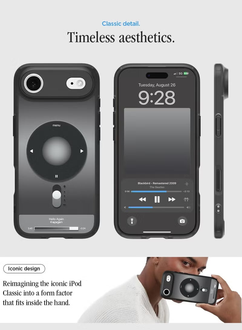 Ultra Hybrid MagFit iPhone 17 Air Case Cover with MagSafe (2025) - Classic Black