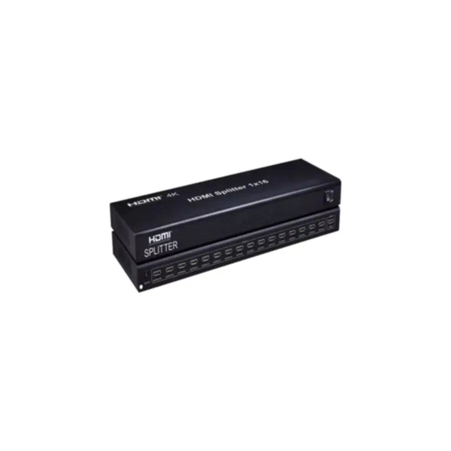 موزع HDMI 1x16 بدقة 4K و 1080P، صندوق أخضر