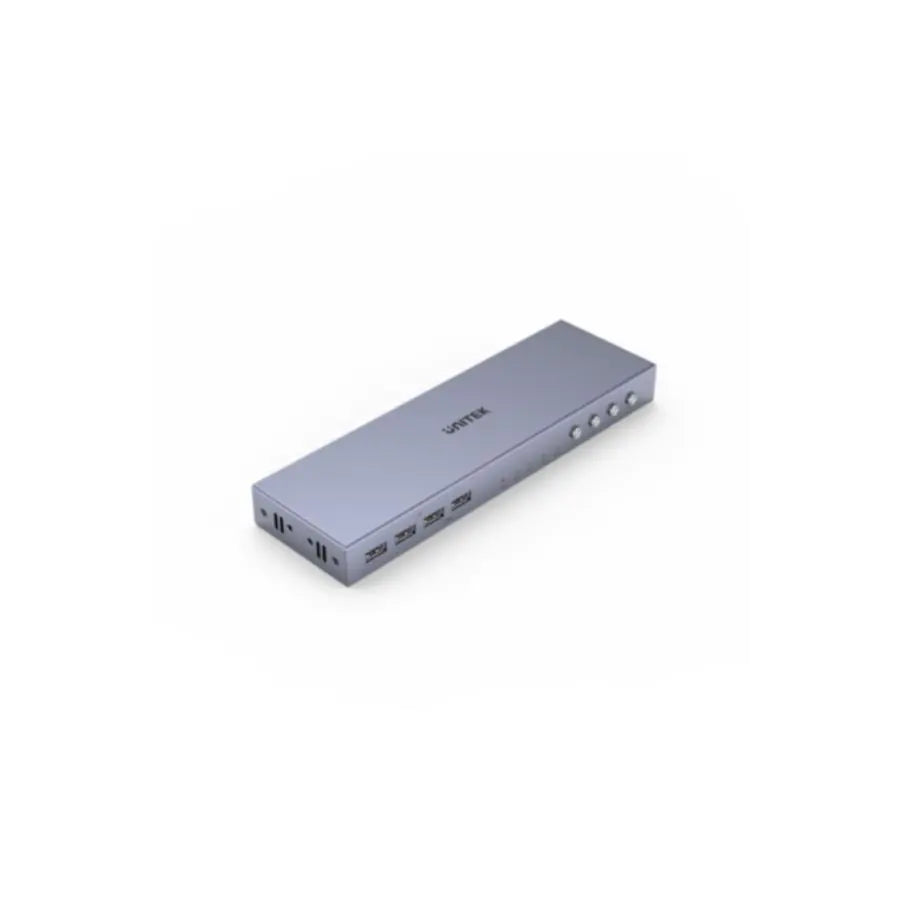 مفتاح تحويل KVM من UNITEK HDMI بدقة 4K وتردد 60 هرتز (4 مداخل ومخرج واحد مع موزع USB)