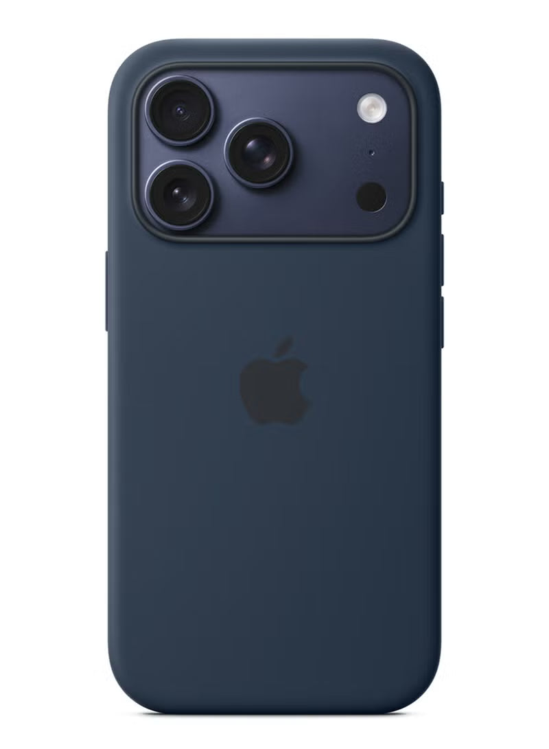 iPhone 17 Pro Silicone Case with MagSafe – Midnight