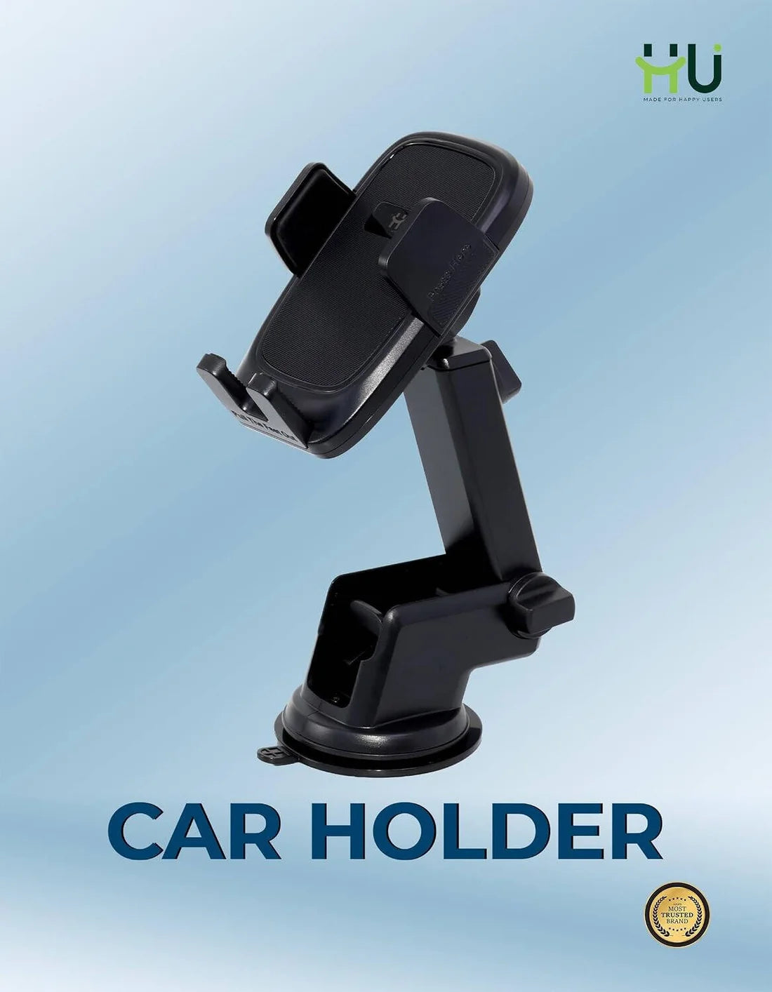 HU Car Holder HAC-1041 – Universal Adjustable Car Phone Holder