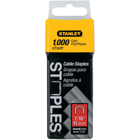 1,000 pc 7/16 in Cable Staples