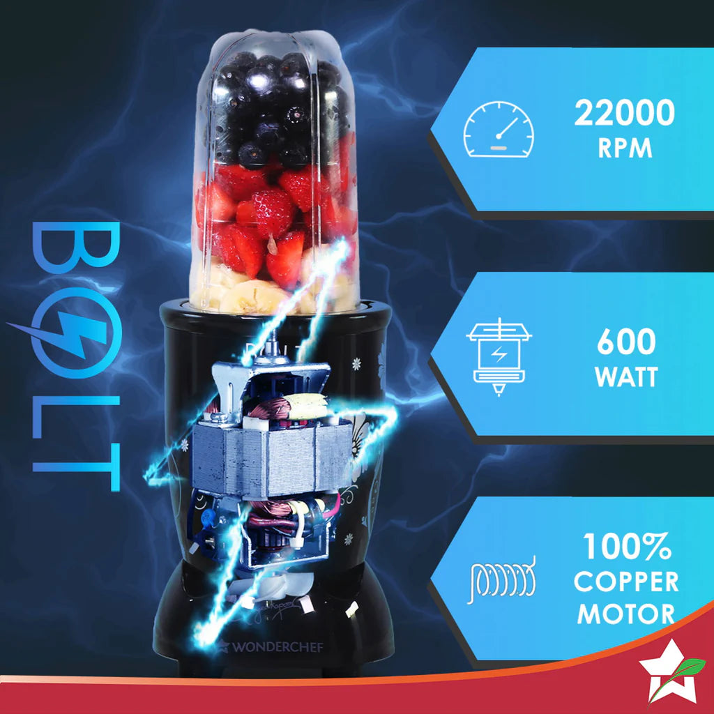 Wonderchef Nutri-Bold 2 Jar 600W