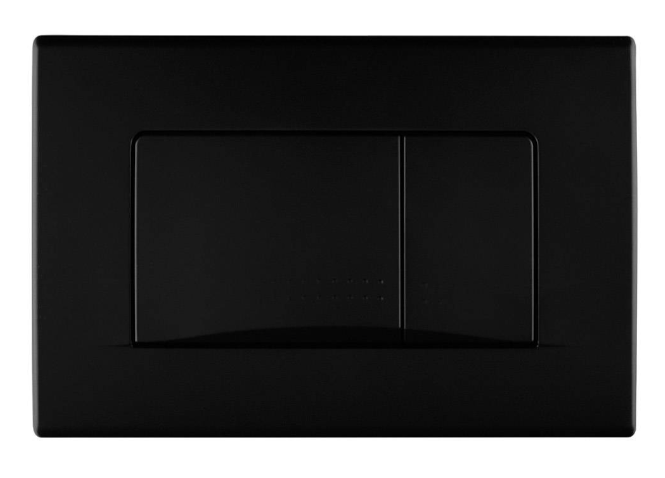 681013Q Dots Duo Matt Black Flush Button Slovenia