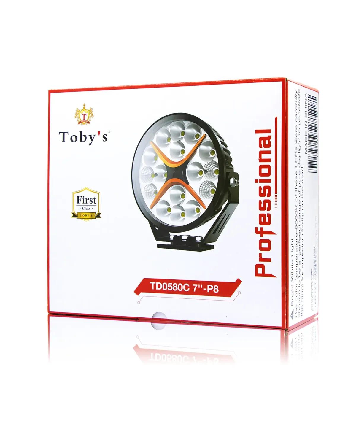 Toby’s TD0580 7-Inch 90W LED Driving Light – Spot/Flood Combo, IP68