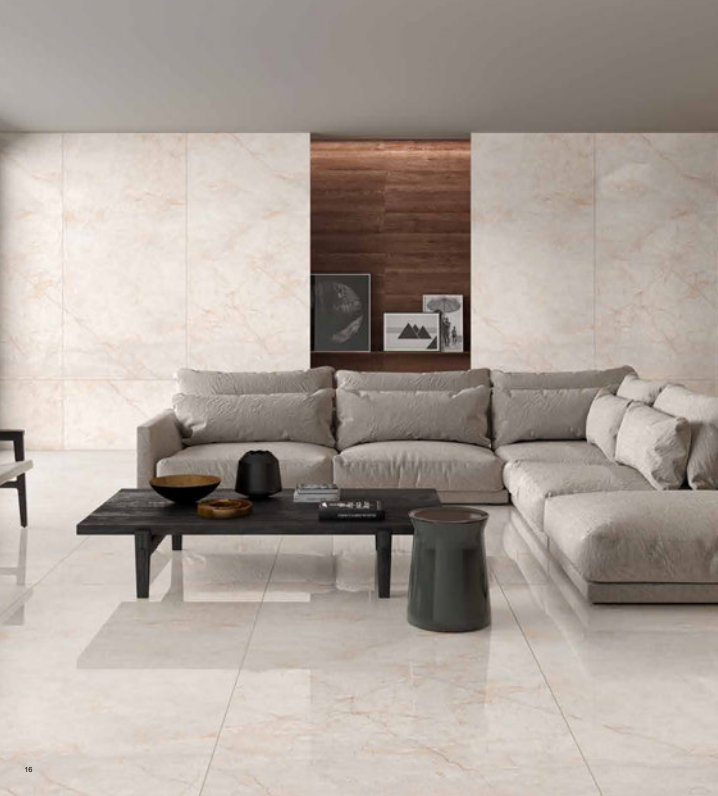 Egeo Beige Glossy Tile – 160×80 cm