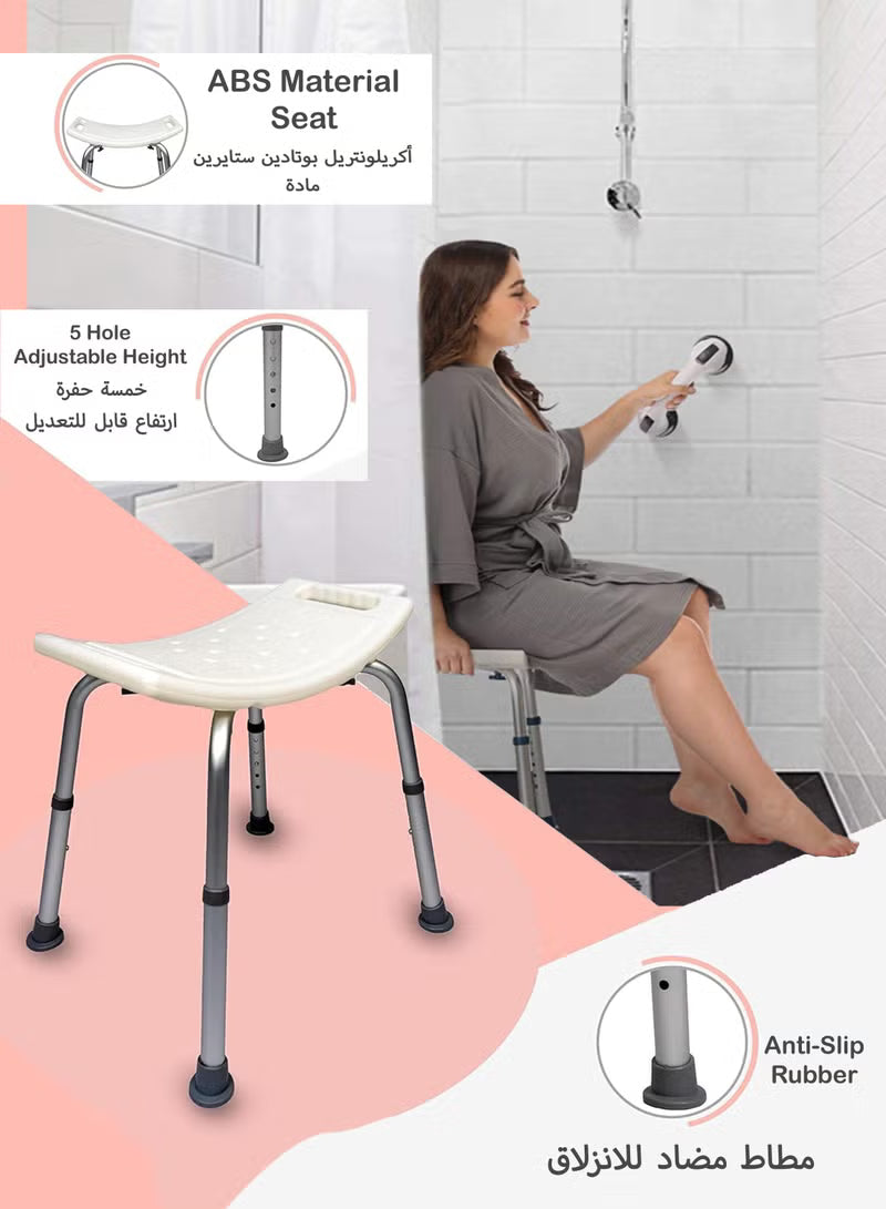 Shower Chair Stool for Elderly & Adults