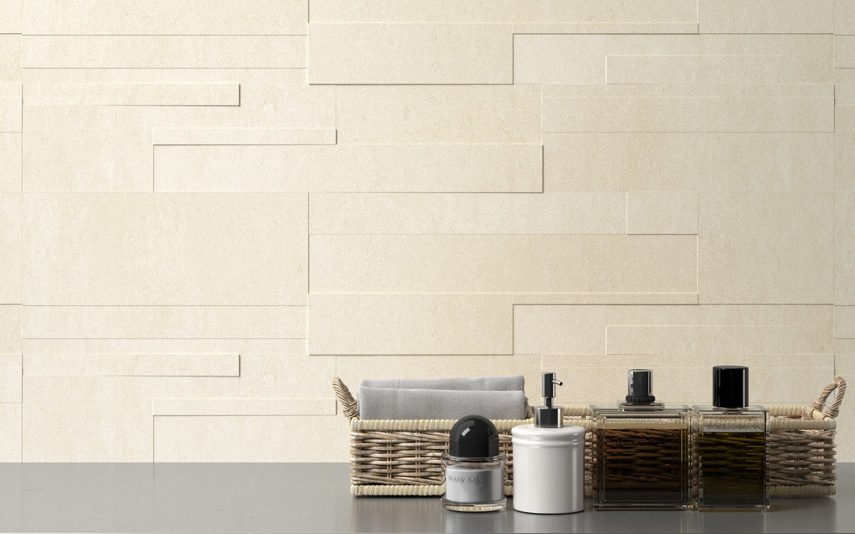 400×1200 Munich Relieve Crema Tile