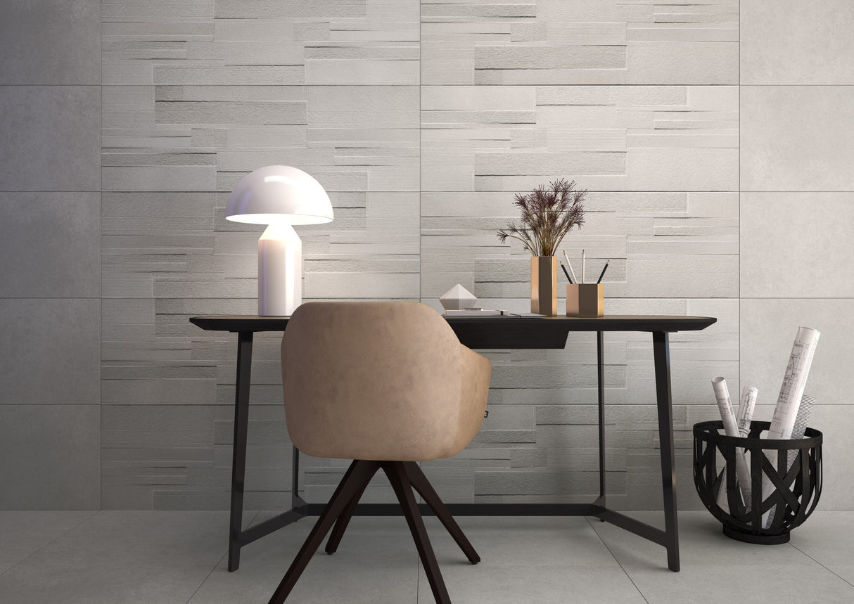 400×1200 Munich Relieve Gris Tile