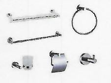 Bathroom Set SP2122S Chrome (6 Pcs)