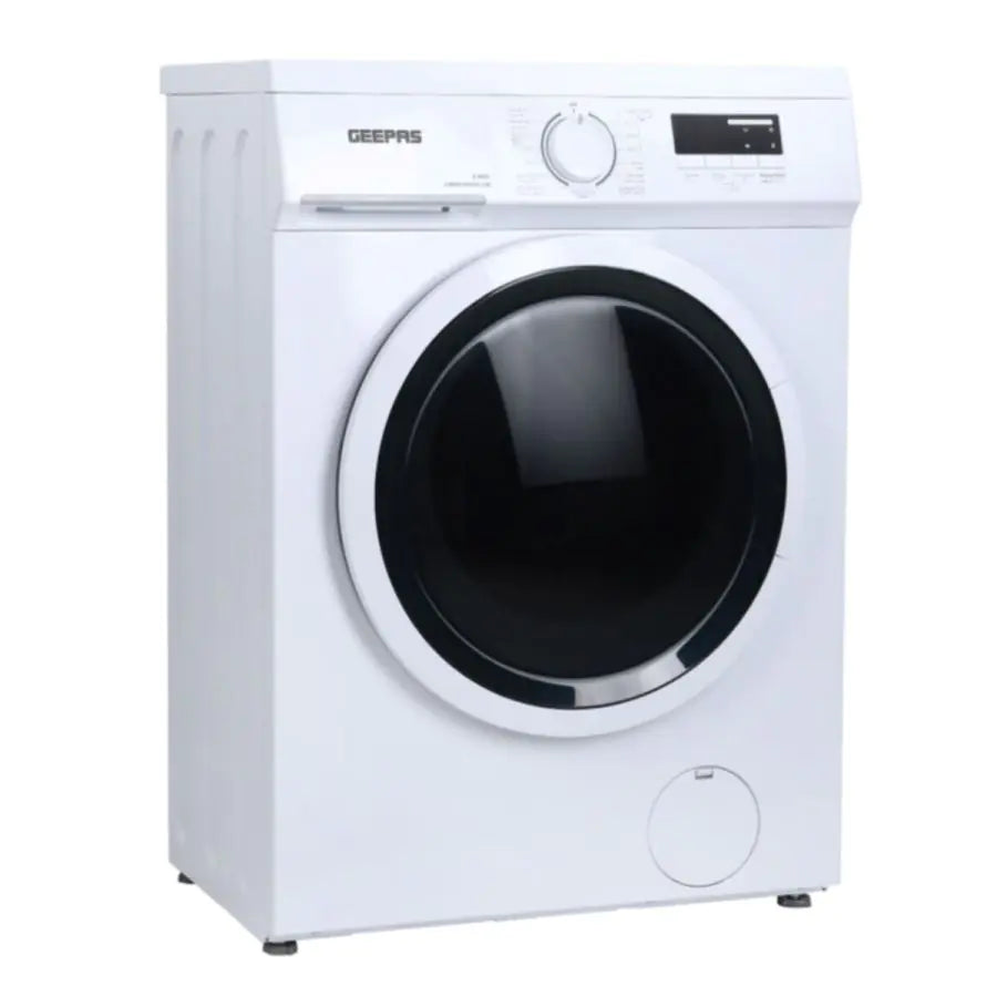 GEEPAS 6kg Front Load Fully Automatic Washing Machine White 1000 RPM