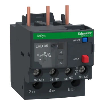 SCHNEIDER LRD35, Schneider Electric LRD35 TeSys Deca, thermal overload relay, 30 to 38 A, class 10A