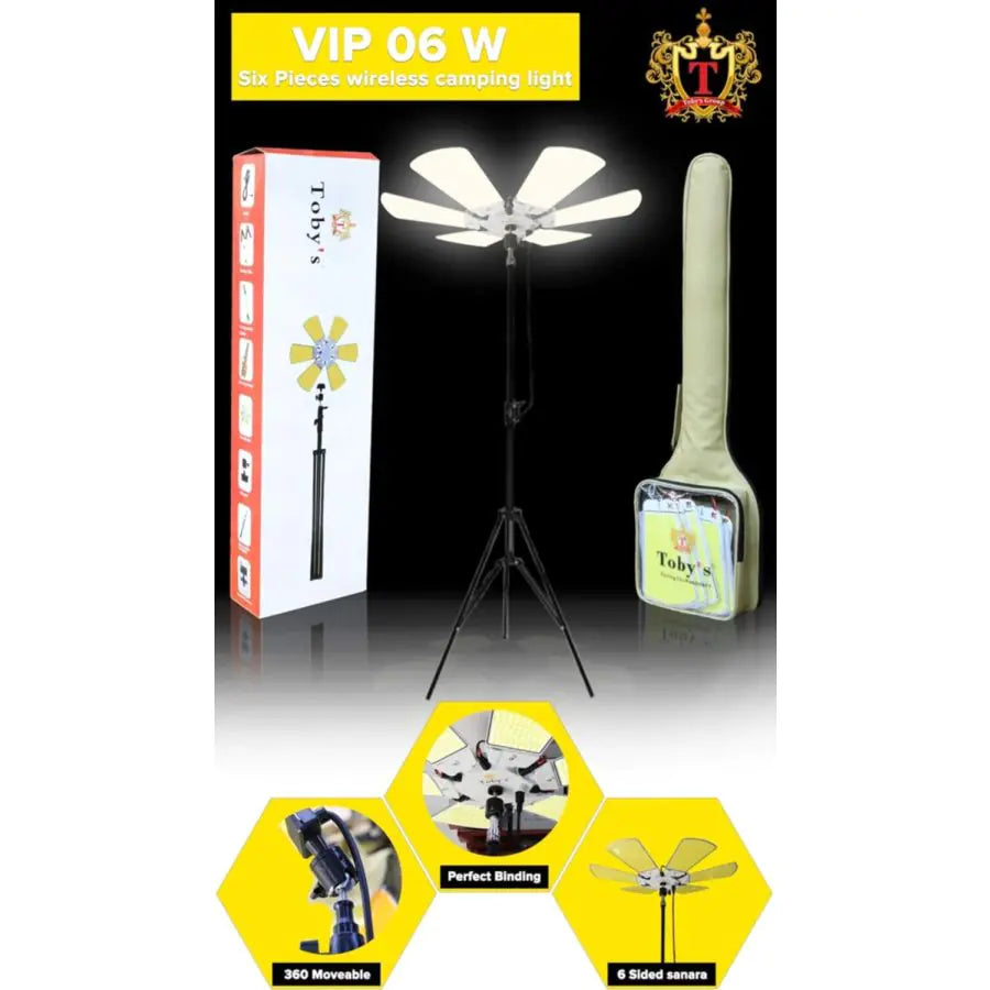 TOBY’S Camping Light VIP-6 Sanara Full Set with Bag