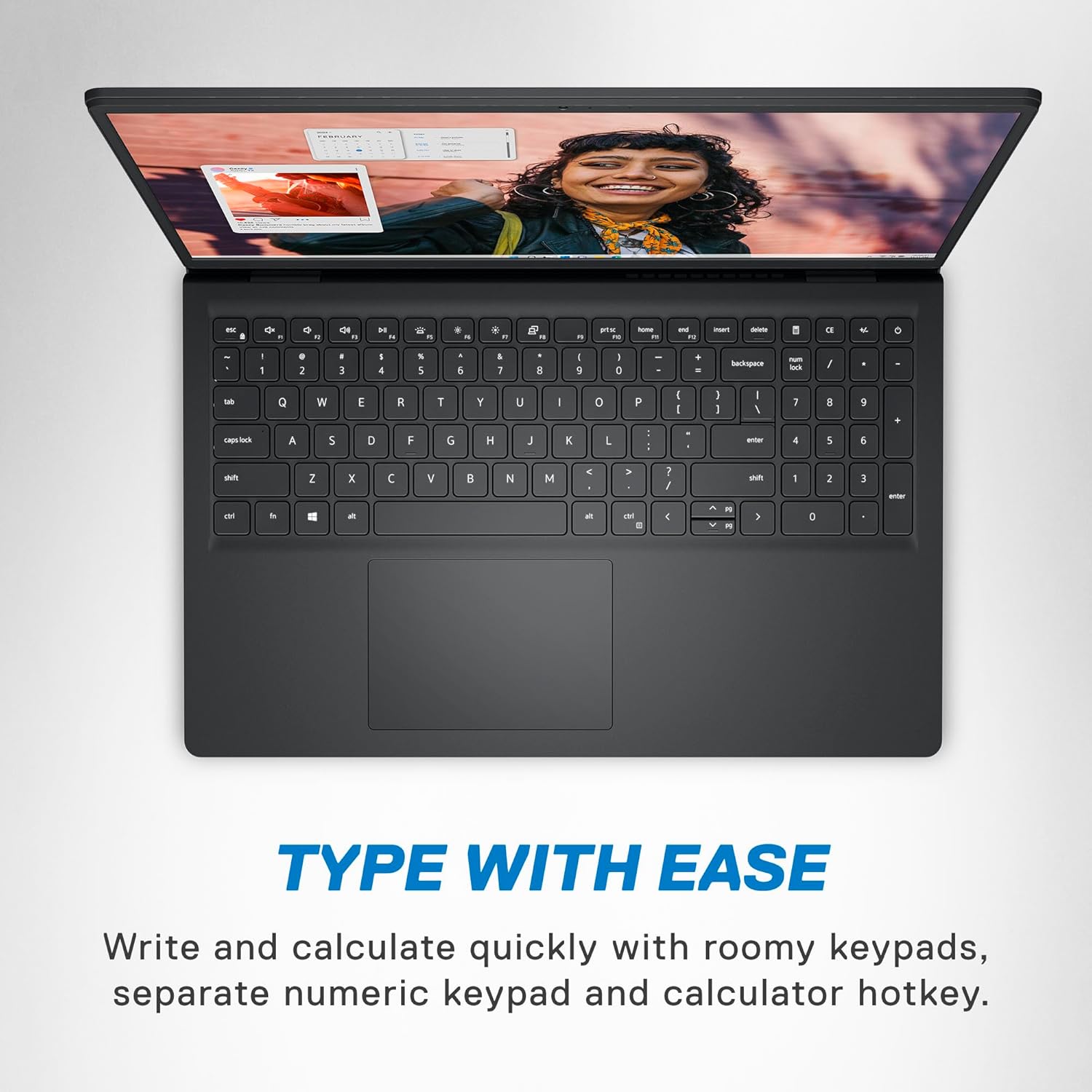 Dell Inspiron 3530, Intel Core i5 13th Gen - 1334U, 16 GB RAM, 512 GB SSD, FHD 15.6"/39.62 cm, 120Hz, Windows 11, MS Office 2021, Carbon Black, 1.62 kg, Backlit Keyboard, Thin & Light Laptop