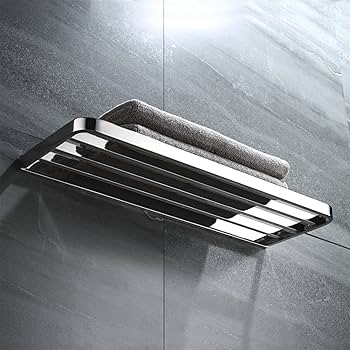 Towel Rack 3-rail 600mm - (matt Black)