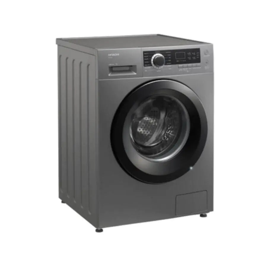HITACHI Front Load Washing Machine (8Kg, Silver)