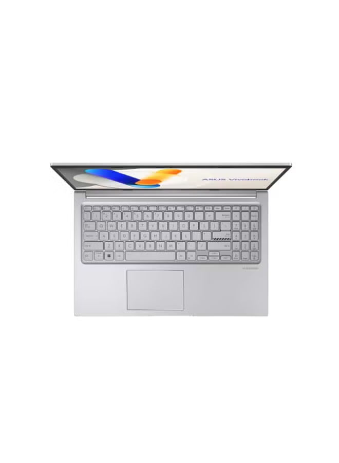 ASUS VivoBook 15 Laptop – Intel Core i5-1334U, 8GB RAM, 512GB SSD, 15.6” FHD Display, Intel UHD Graphics, Windows 11, Laptop Bag & Mouse, English, Cool Silver