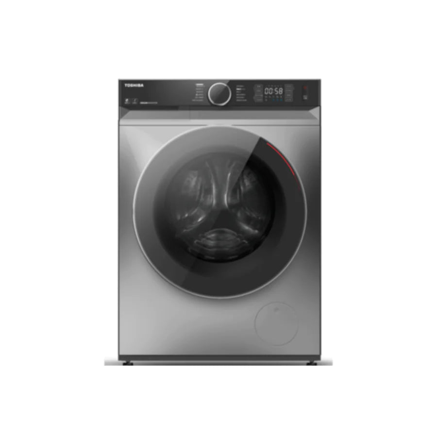 TOSHIBA Front Load Washer (10Kg, Silver)