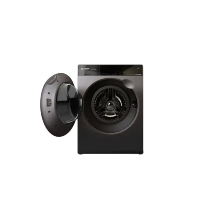 SHARP Front Load Washing Machine (12.5Kg, Dark Silver)