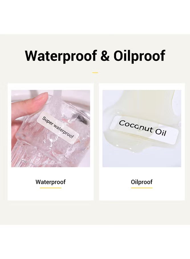 D11/D110/D101 Waterproof White Thermal Label Tape 12Ă—30 mm for Barcode Printing