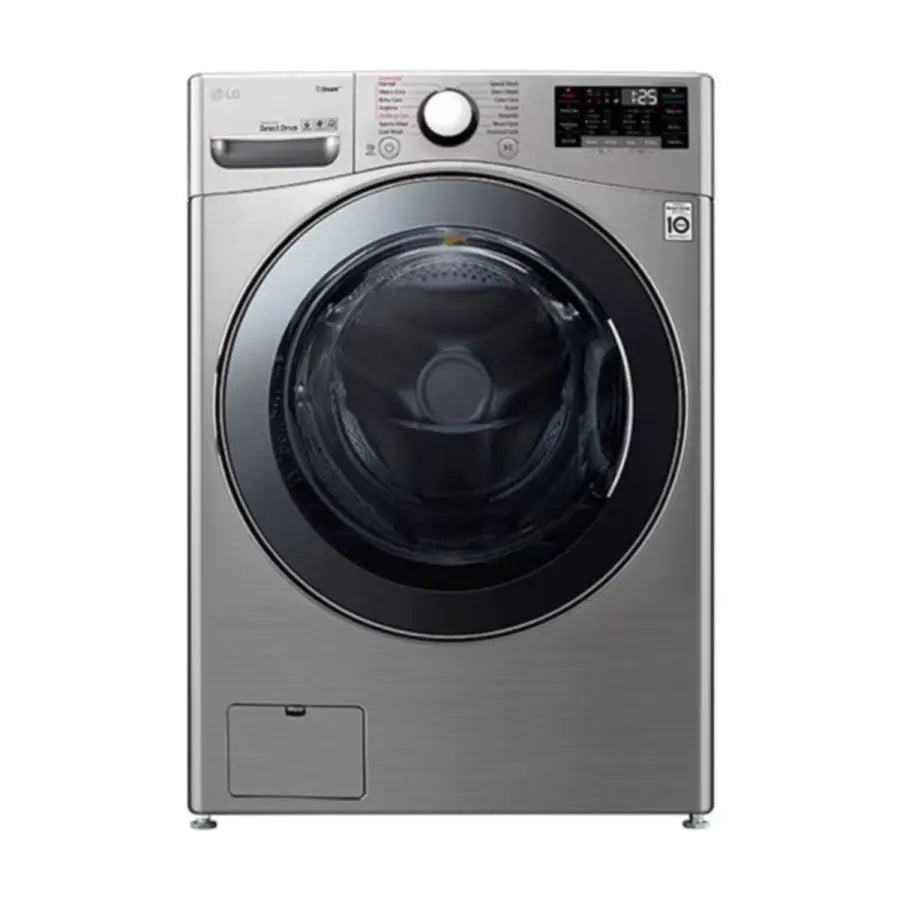 LG 24Kg Front Load Washing Machine (Stainless Steel, Steam™, 6 Motion DD, ThinQ™ Wi-Fi)