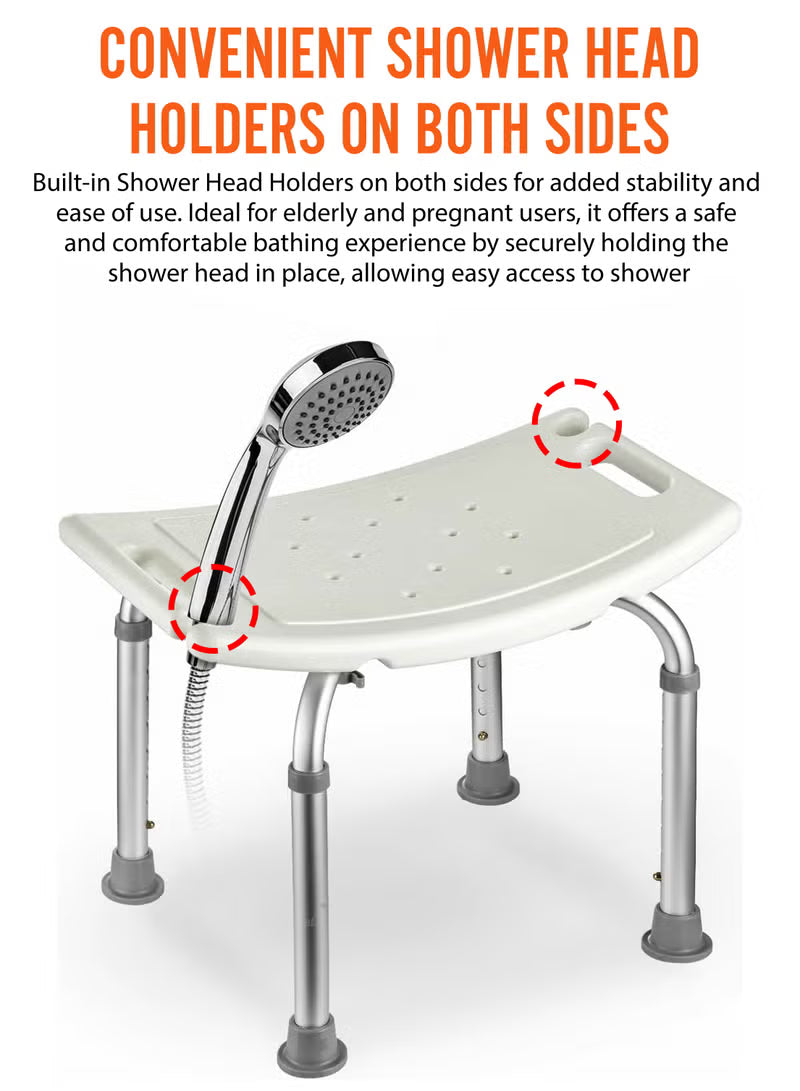 Adjustable Height Shower Stool
