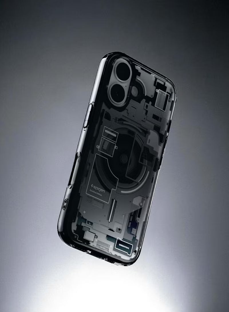 Ultra Hybrid MagFit iPhone 17 Case Cover with MagSafe (2025) - Zero One Black