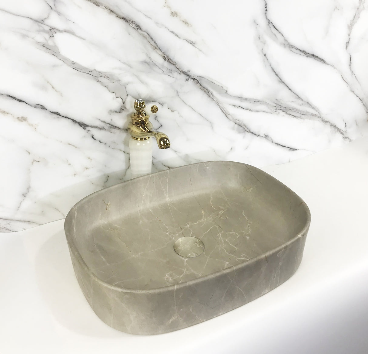 4200-2M Marble Brown Basin