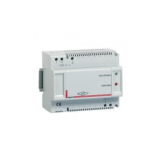 LEGRAND – Power Supply, 24 V, 2 A, 48 W, 8 Modules, Supplier Part Number: 78289 Qatar