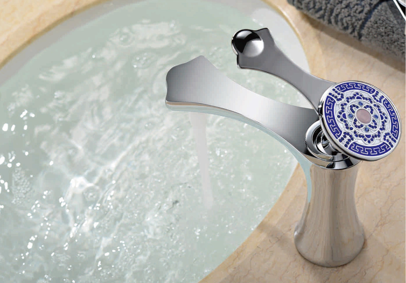 Bath Mixer Brass Chrome - 8003